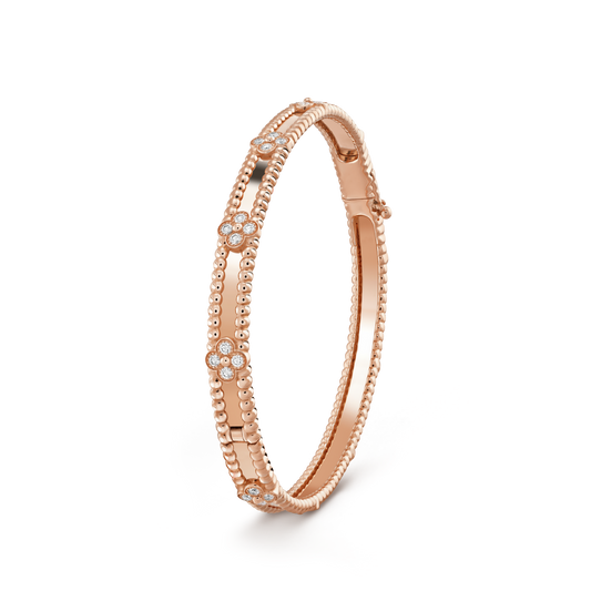 [JEWELICORN]CLOVER BRACELET 4MM DIAMONDS