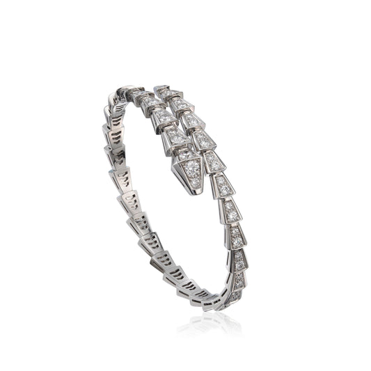 [Jewelicorn]SERPENTI BRACELET 6MM SILVER DIAMOND