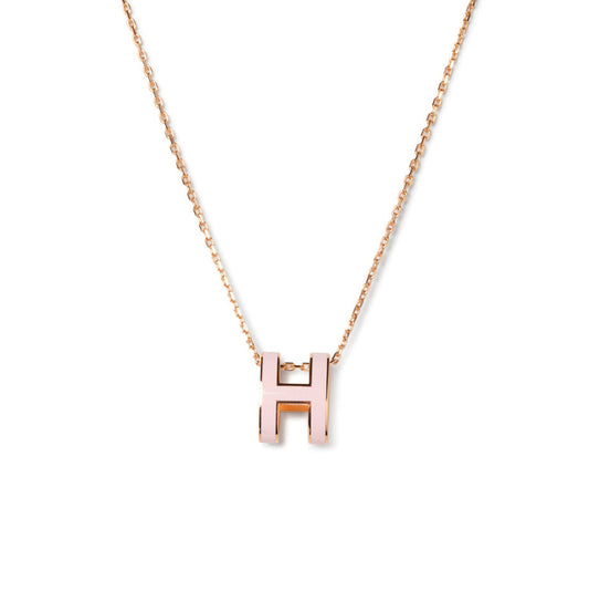 [Jewelicorn]POP H PEDANT PINK GOLD