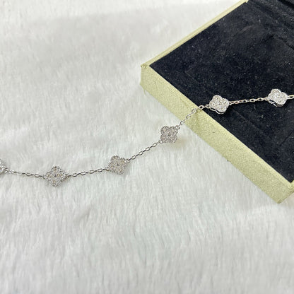 [JEWELICORN]CLOVER 6 MOTIF DIAMOND BRACELET