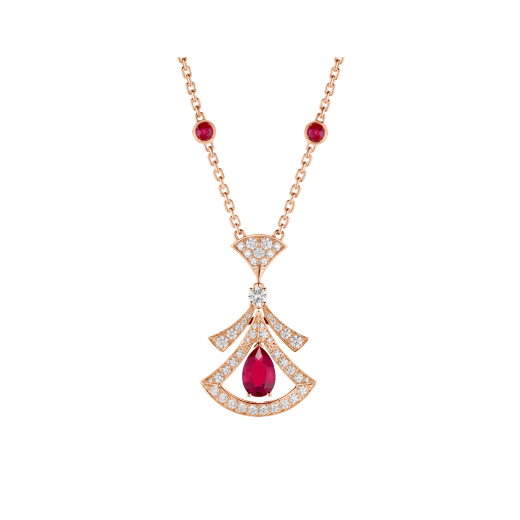 [Jewelicorn]DREAM NECKLACE CARNELIAN DIAMOND PINK GOLD