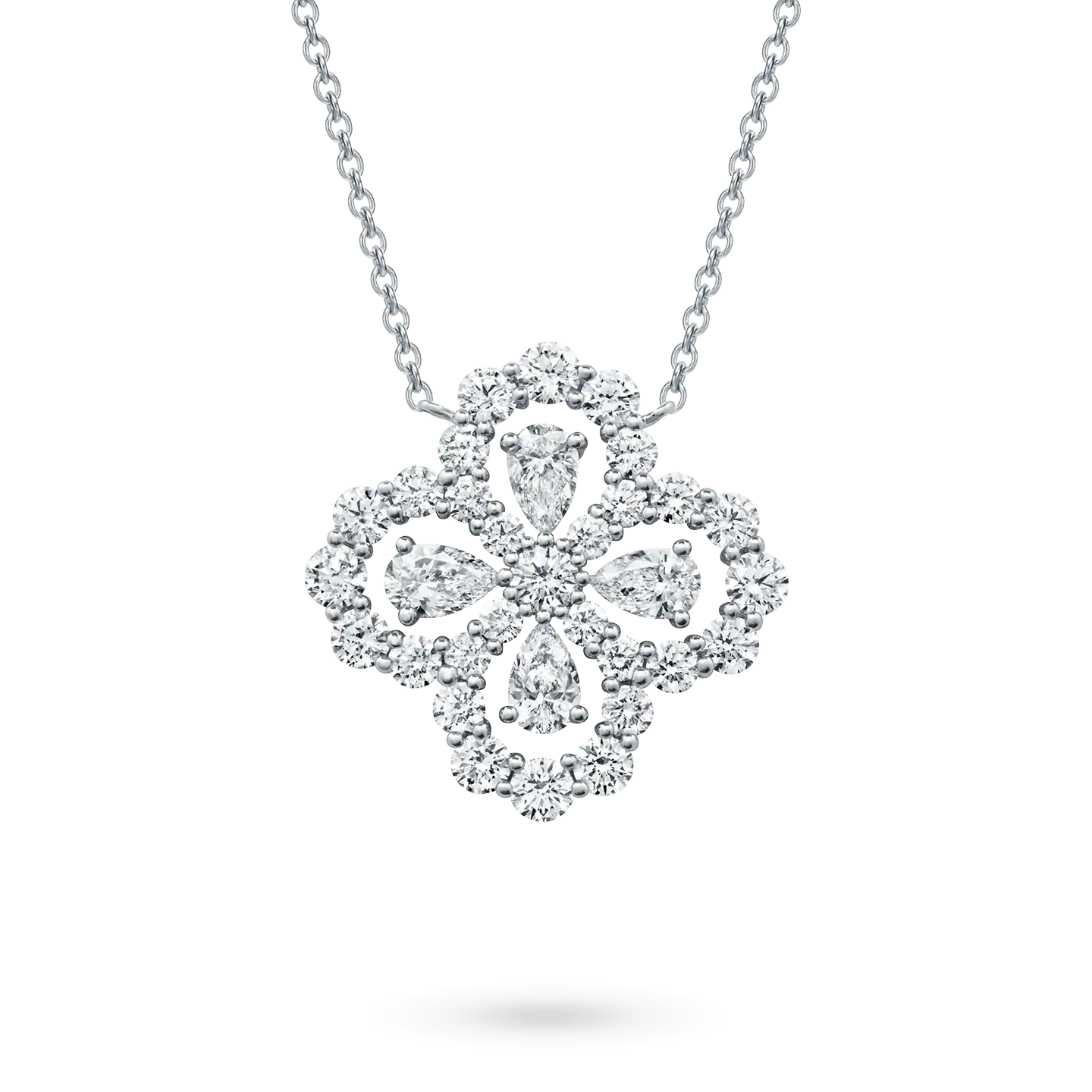 [Jewelicorn]LOOP NECKLACE FULL MOTIF DIAMOND 16MM MULTIPLE COLORS