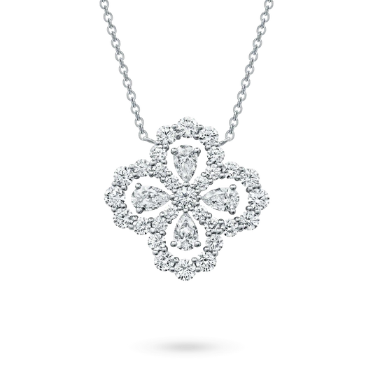 [Jewelicorn]LOOP NECKLACE FULL MOTIF DIAMOND 16MM MULTIPLE COLORS