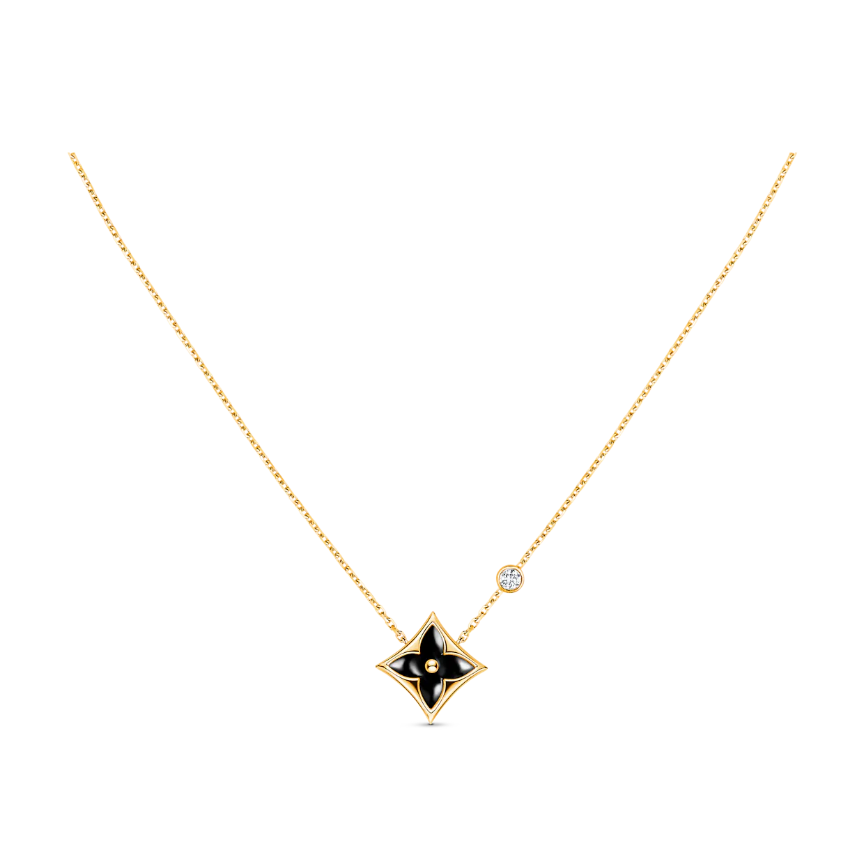 [Jewelicorn]STAR BLACK MOP NECKLACE